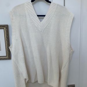 Cream Sweater Vest